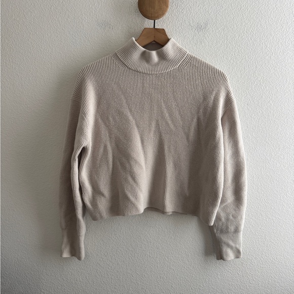 lululemon athletica Sweaters - Lululemon Cropped Mock Neck Sweater